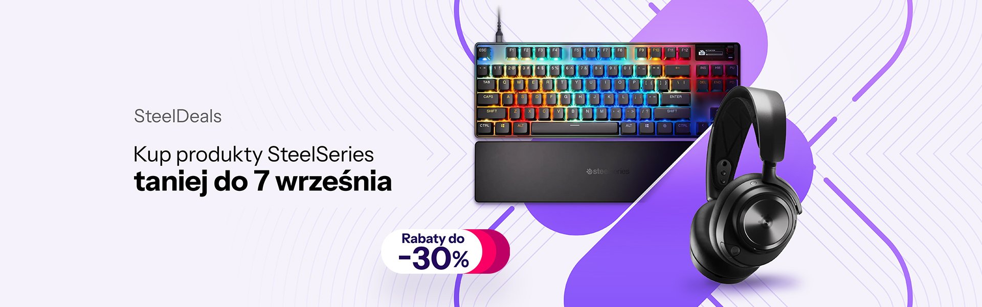 SteelDeals - Kup produkty SteelSeries taniej do 7 września